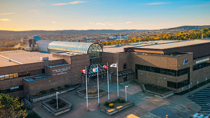 A photo of the the Fisheries and Marine Institute building